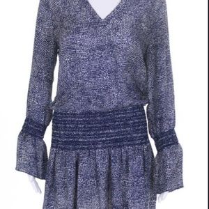 Derek Lam 10 Crosby Rocco Silk Printed Blouson